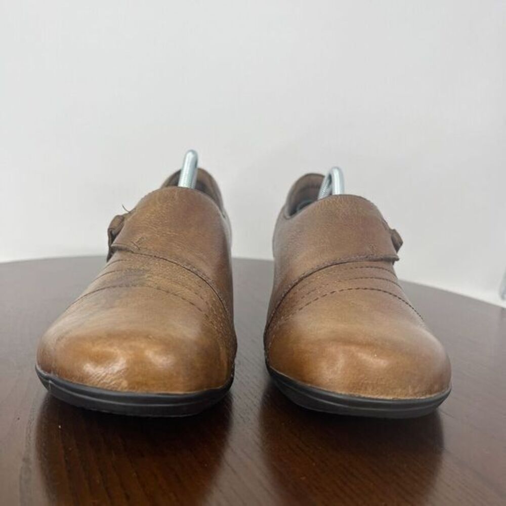 Dansko Franny Shoes Women's 40 / 9.5 Brown Leather Round Toe Slip On 5500160200 - Picture 4 of 16